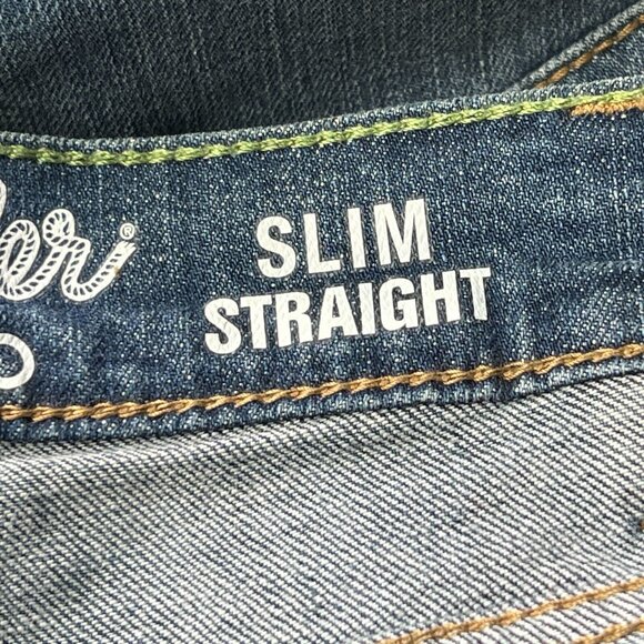 Wrangler Retro Jeans Mens 38 X 34 Slim Straight Stretch Denim Western - Picture 5 of 9